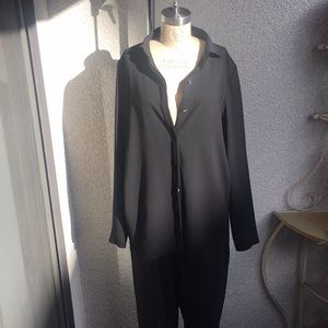 Elie Tahari Black Jumpsuit